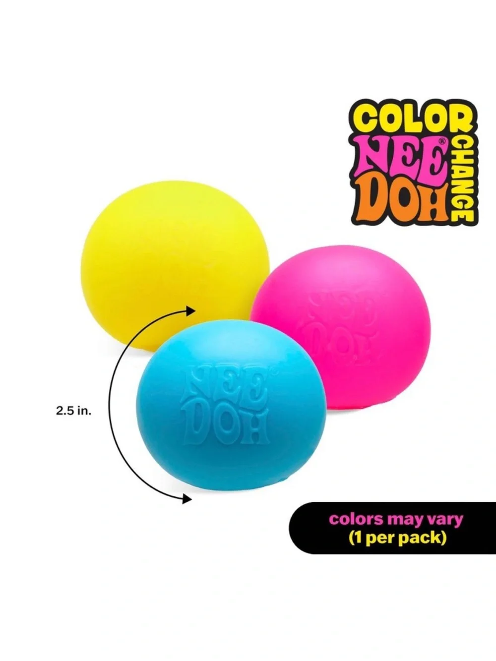 Needoh Color Change Pink to Purple